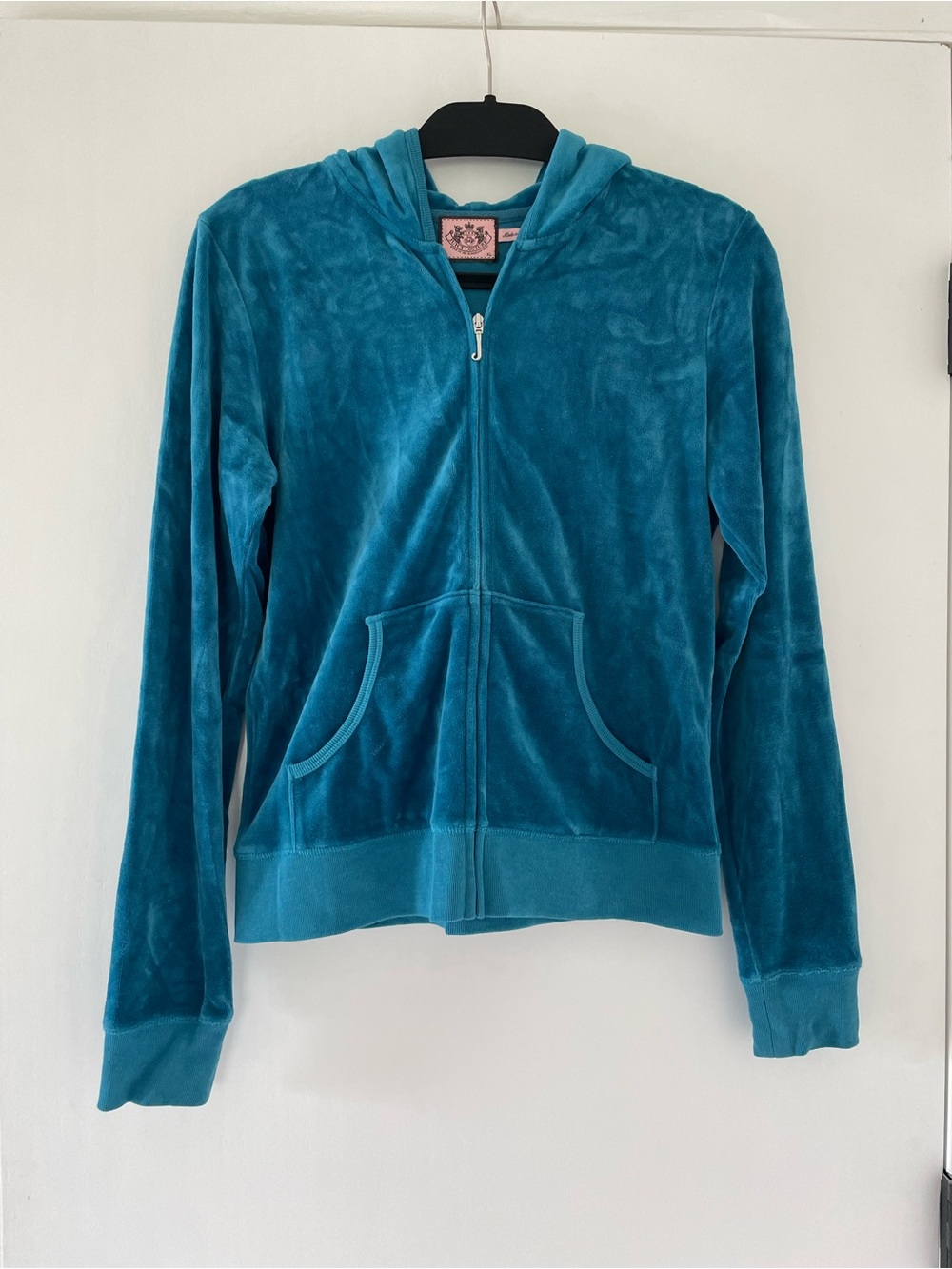 Juicy Couture Velour Zip-Up Hoodie